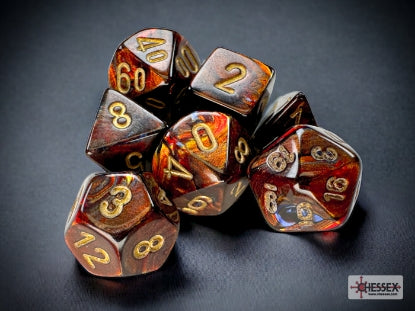 SCARAB MINI 7 DIE SET BLUE BLOOD/GOLD