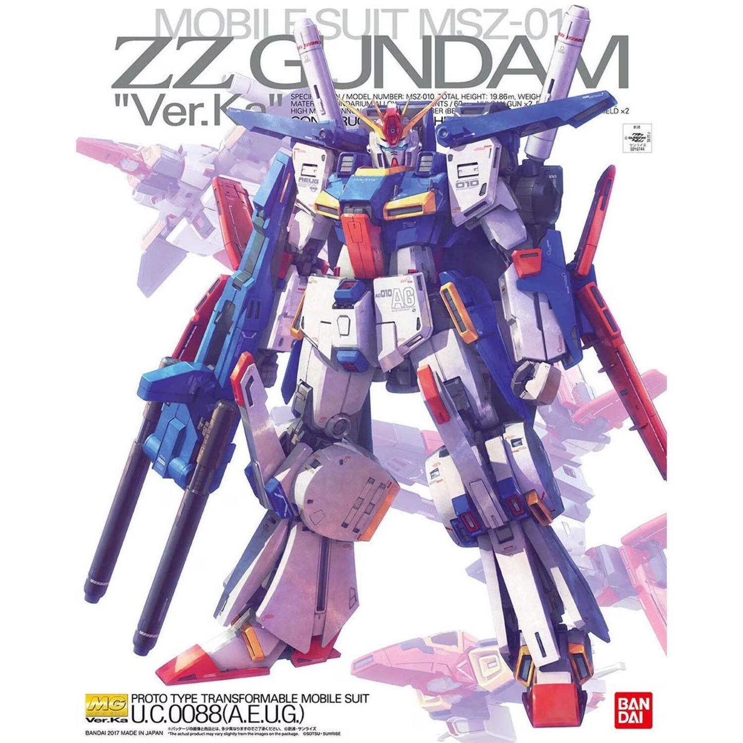 MG 1/100 ZZ GUNDAM VER.K MK