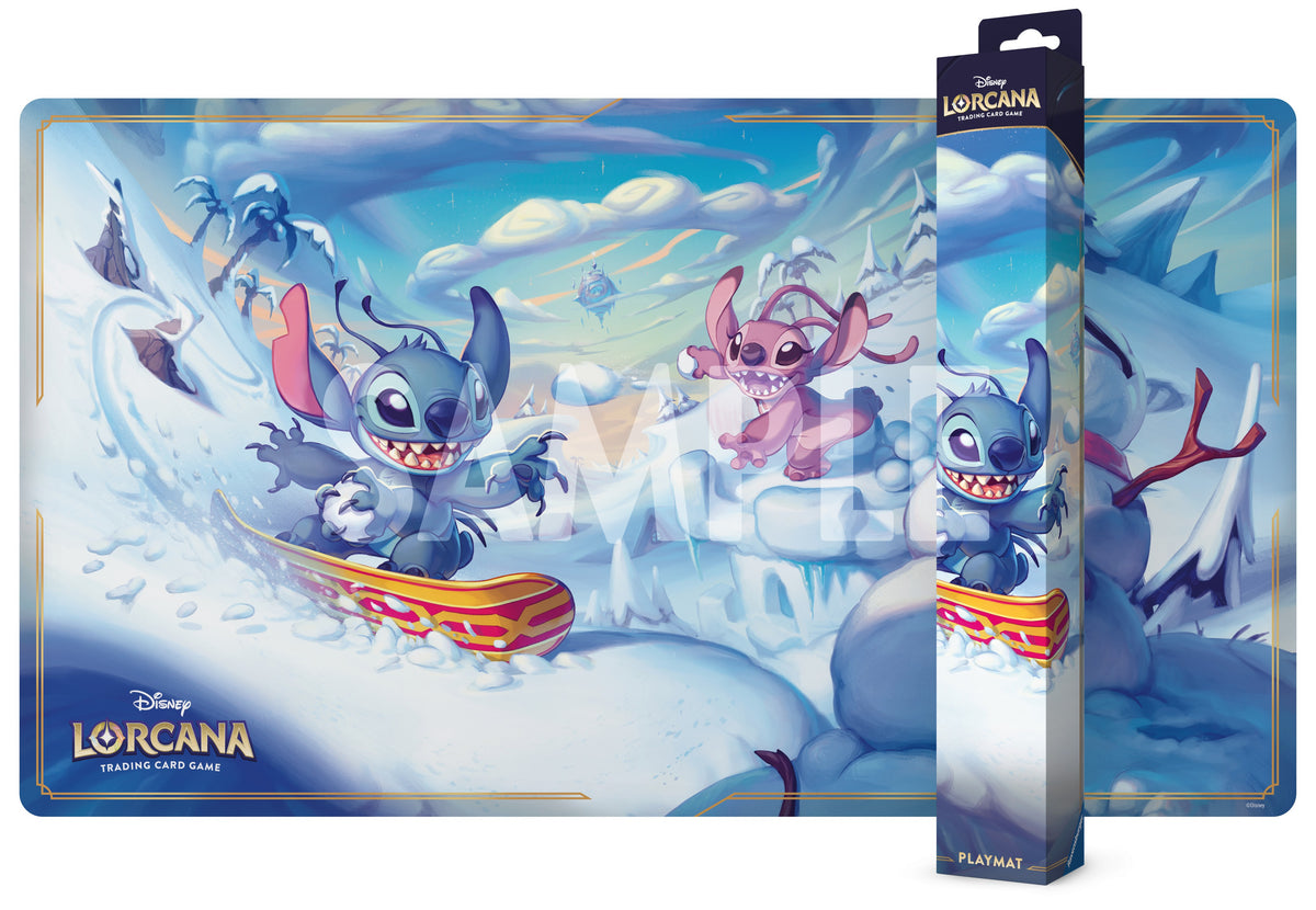 LORCANA S14 HYPERIA CITY PLAYMAT A SNOW STITCH