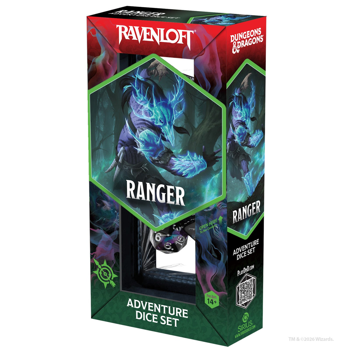 SDZ ADVENTURE DICE RANGER BLUE BLACK