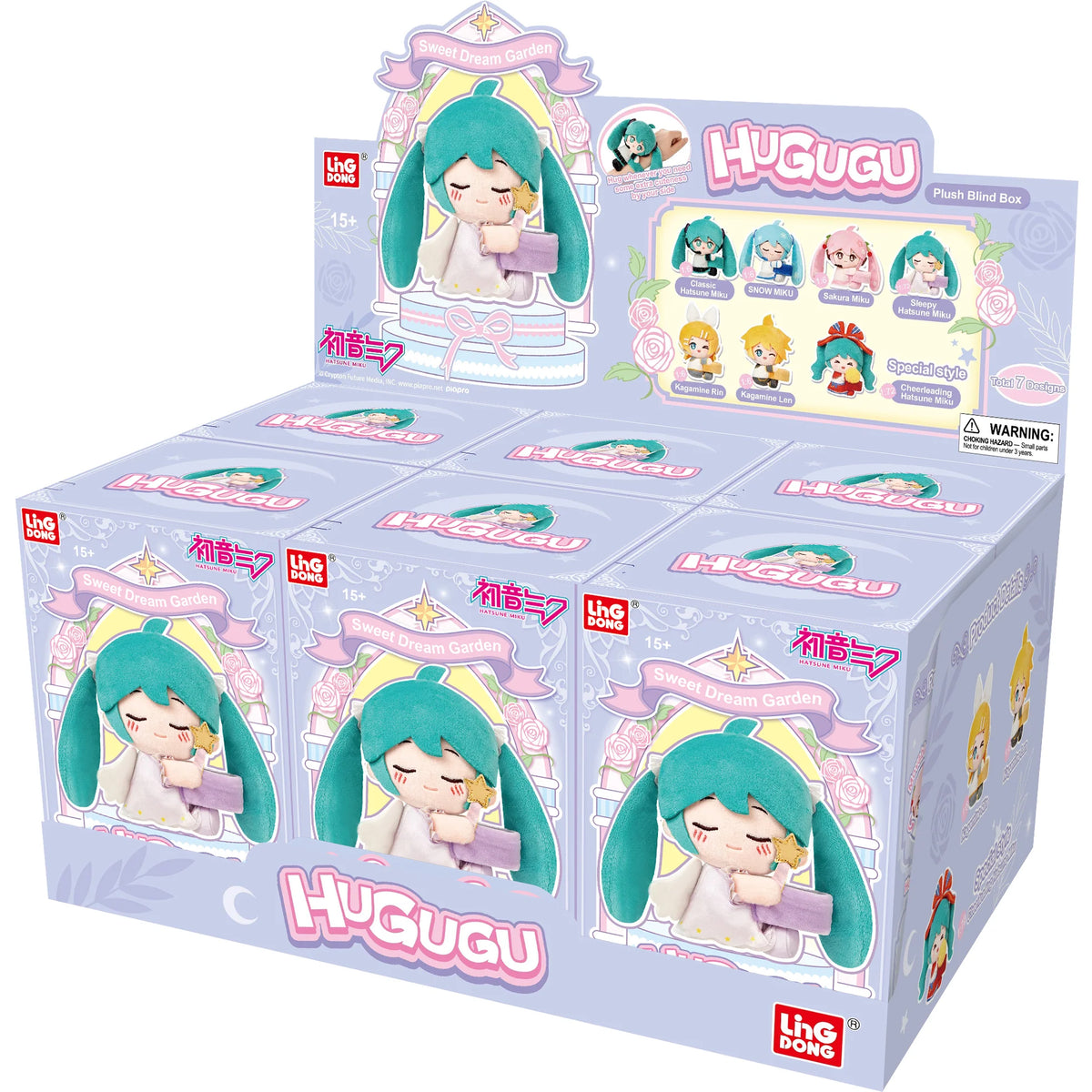 Hatsune Miku Sweet Dream Garden Hagugu Plush Series Vol.1 Blind Box Asst