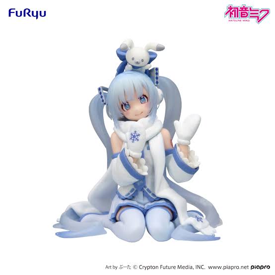 Furyu USA (AMU-SHP3108) Hatsune Miku Noodle Stopper Figure - SNOW MIKU Sky Town 10th ver.