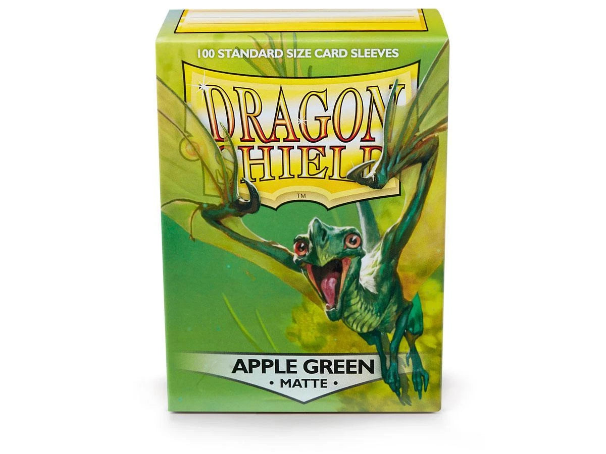 DRAGON SHIELD 100CT BOX MATTE APPLE GREEN