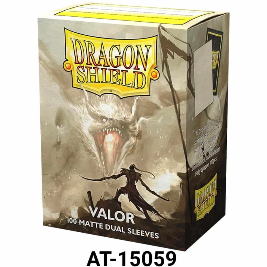 DRAGON SHIELD 100CT BOX DUAL MATTE VALOR