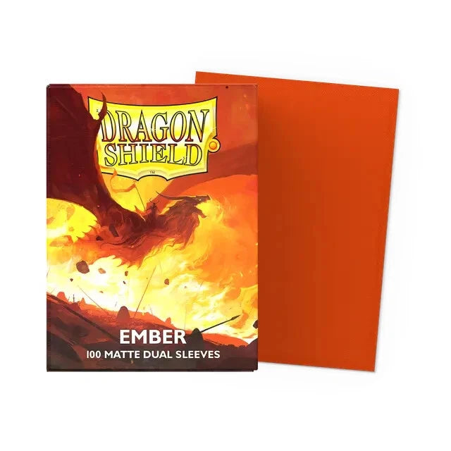 DRAGON SHIELD 100CT BOX DUAL MATTE EMBER