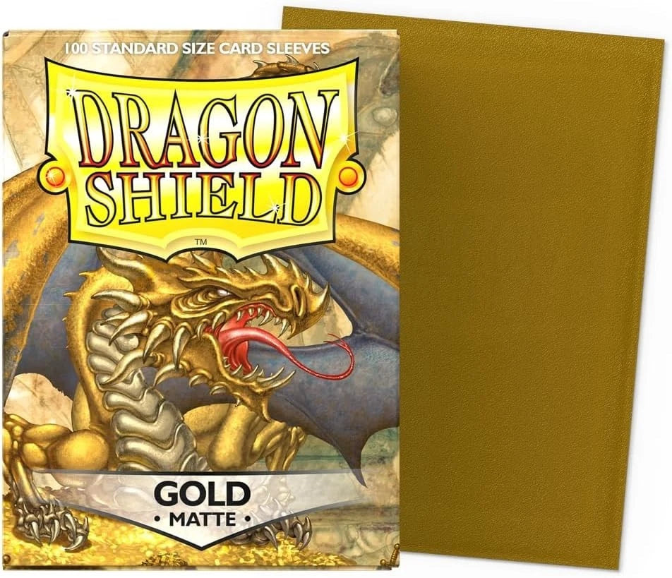 DRAGON SHIELD 100CT BOX MATTE GOLD
