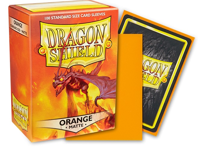 DRAGON SHIELD 100CT BOX MATTE ORANGE
