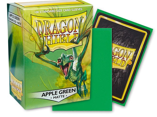DRAGON SHIELD 100CT BOX MATTE APPLE GREEN