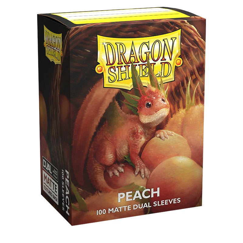 DRAGON SHIELD 100CT BOX MATTE PEACH