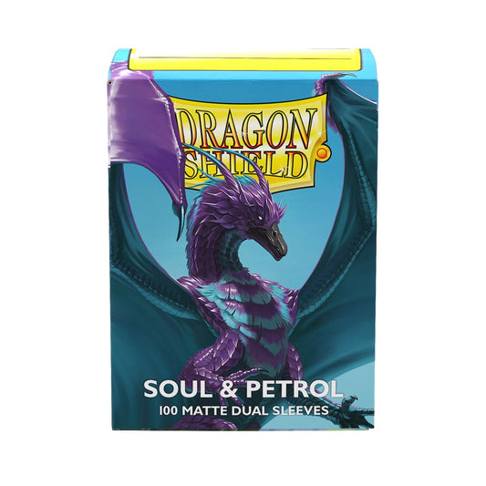 DRAGON SHIELD 100CT BOX DUAL MATTE SOUL & PETROL