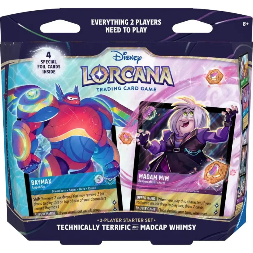 LORCANA 2P DECK 4CT CASE 02 BAYMAX & MADAM MIM