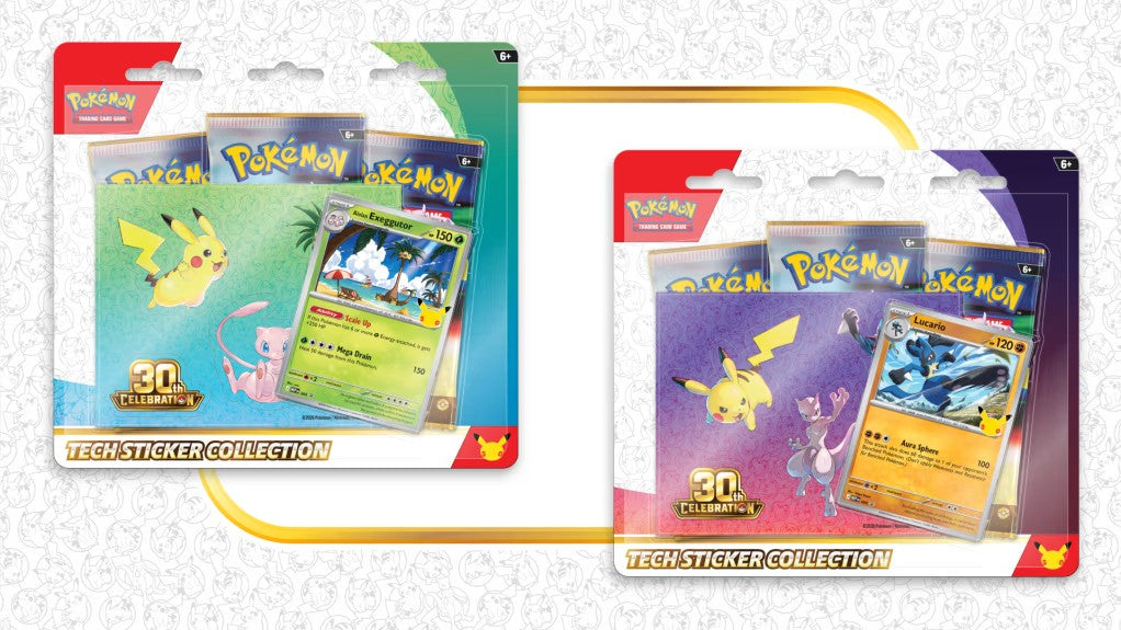 POKEMON 30TH CELEBRATION TECH STICKER
