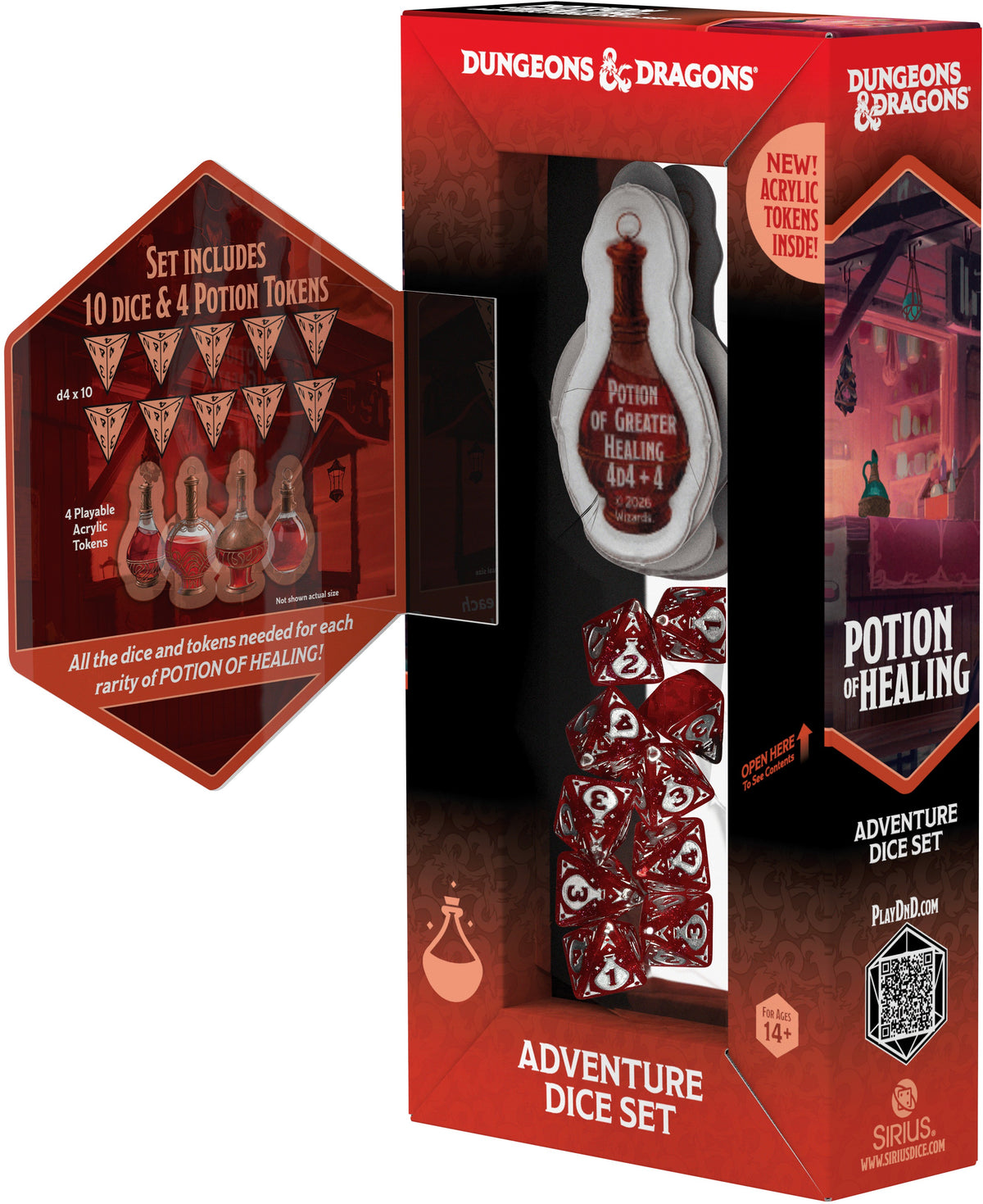 SDZ ADVENTURE DICE POTION OF HEALING