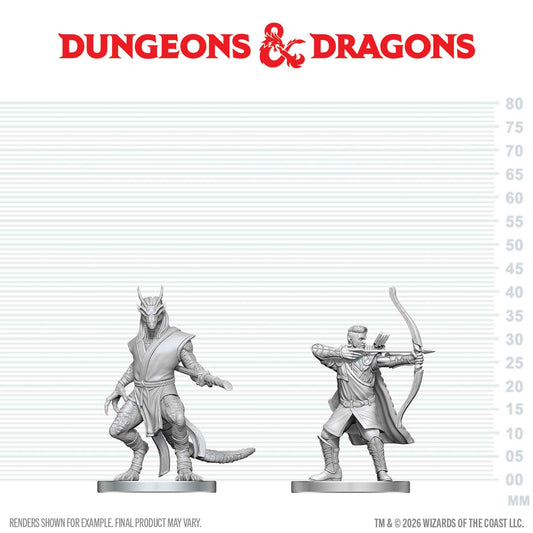D&D NOLZURS ELF RANGER DRAGONBORN MONK