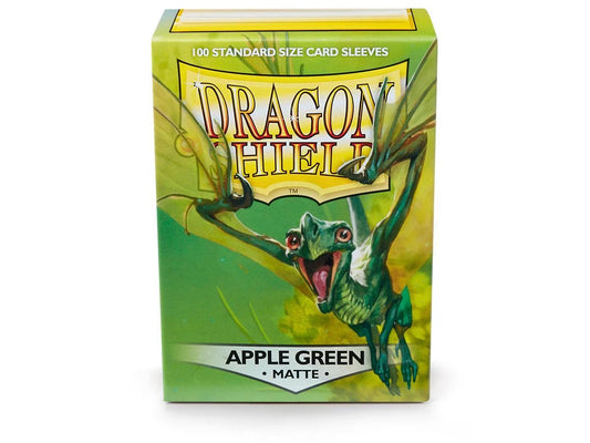 DRAGON SHIELD 100CT BOX MATTE APPLE GREEN