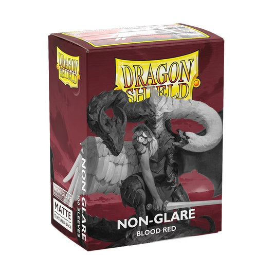 DRAGON SHIELD 100CT BOX MATTE NON-GLARE BLOOD RE