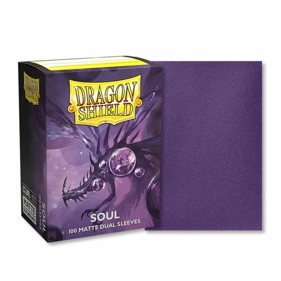 DRAGON SHIELD 100CT BOX DUAL MATTE SOUL PURPLE
