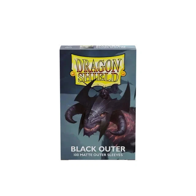 DRAGON SHIELD 100CT BOX MATTE BLACK OUTER