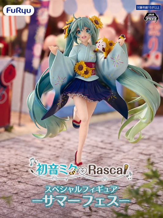 [Japan Import] Furyu FR21622 Hatsune Miku × Rascal Special Figure Summer Fest, 6.7"