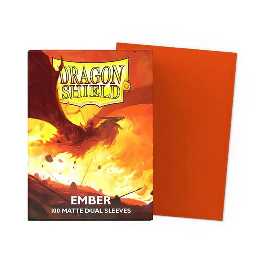 DRAGON SHIELD 100CT BOX DUAL MATTE EMBER