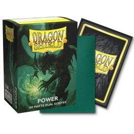 DRAGON SHIELD 100CT BOX DUAL MATTE POWER GREEN